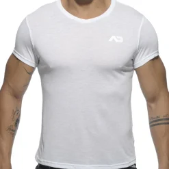 Addicted T-Shirts-T-Shirt V-Neck Basic Blanc