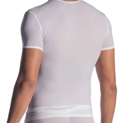 Olaf Benz Tenues Sexy|T-Shirts-T-Shirt V-Neck RED 0965 Blanc