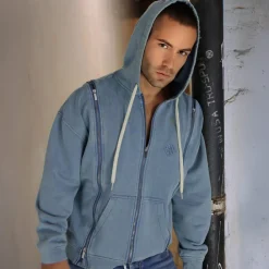 Breedwell Sweatshirts / Vestes-Veste à Capuche Darkroom Indigo