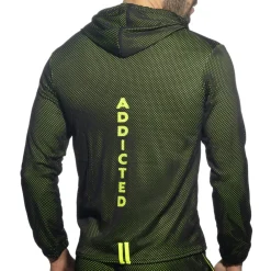 Addicted Sweatshirts / Vestes-Veste à Capuche Manches Longues Loop Mesh Noire