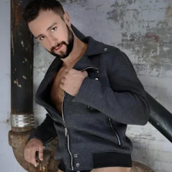 Breedwell Sweatshirts / Vestes-Veste Motard Alpha Anthracite