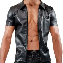 TOF Paris Tenues Sexy|Sweatshirts / Vestes-Veste Zippée Fetish Noire